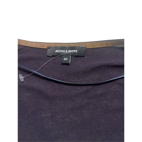 More & More drape neck knit top sparkly sz 40 / medium - Picture 4 of 5